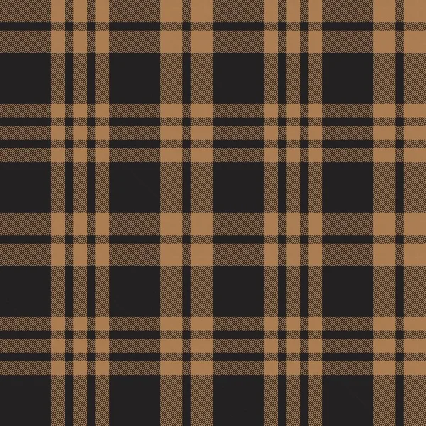 Bruine Taupe Plaid Tartan Naadloos Patroon Geschikt Voor Mode Textiel — Stockvector