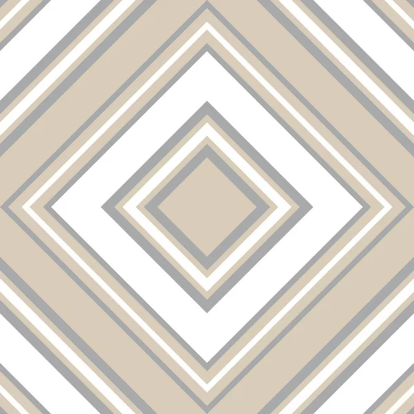 Brown Taupe Argyle Diagonale Rayé Fond Motif Sans Couture Adapté — Image vectorielle