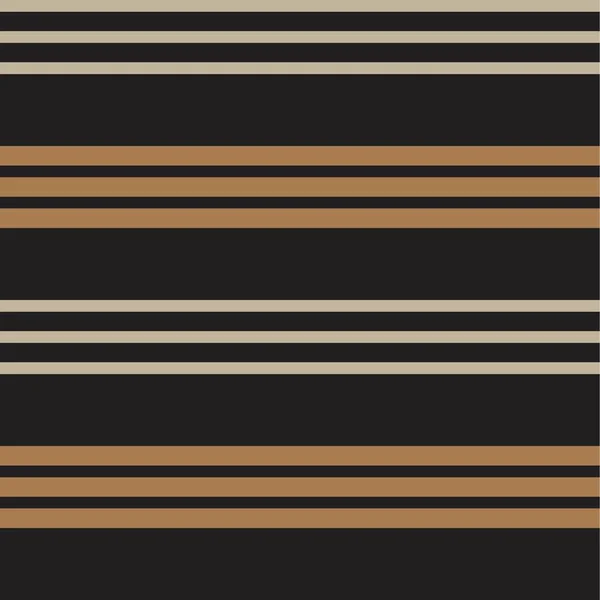 Brown Taupe Horizontal Striped Seamless Pattern Background Suitable Fashion Textiles — Stock Vector