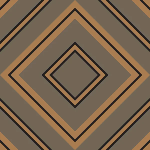 Marrón Taupe Argyle Diagonal Rayas Sin Costuras Patrón Fondo Adecuado — Vector de stock