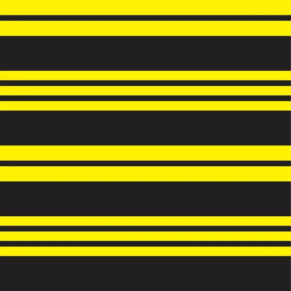 Yellow Horizontal Striped Seamless Pattern Background 그래픽 — 스톡 벡터