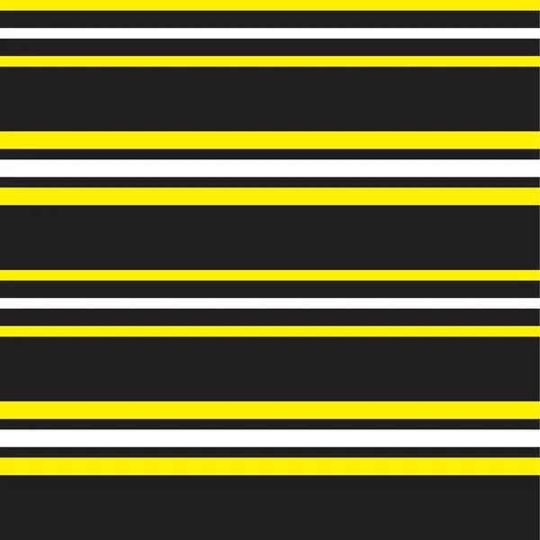 Fondo Patrón Inconsútil Rayado Horizontal Amarillo Adecuado Para Textiles Moda — Vector de stock