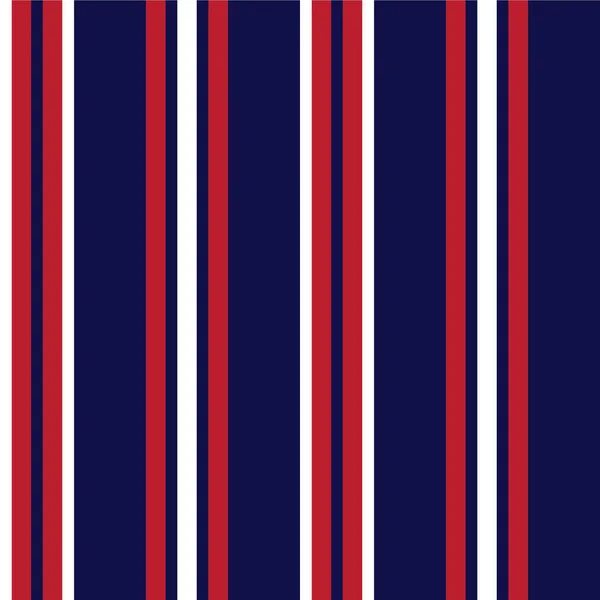 Red Blue Vertical Striped Seamless Pattern Background Suitable Fashion Textiles — Stock Vector