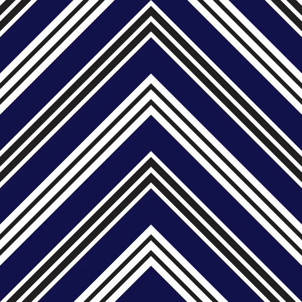 Blue Chevron Diagonal Striped Seamless Pattern Background Suitable Fashion Textiles — Stock Vector