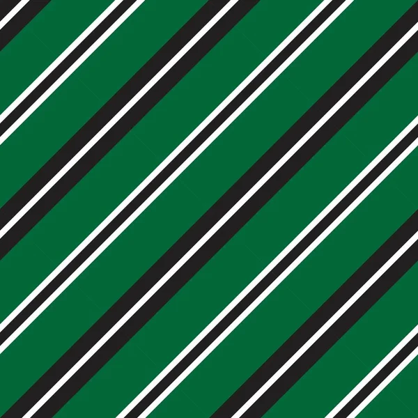 Zelené Diagonální Pruhované Bezešvé Vzor Pozadí Vhodné Pro Módní Textilie — Stockový vektor