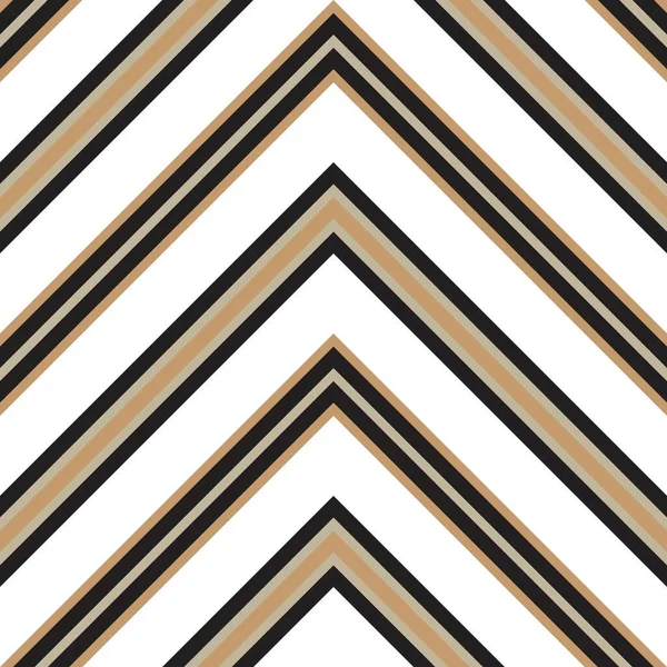 Brown Taupe Chevron Diagonal Pasek Bezszwowy Wzór Tło Nadaje Się — Wektor stockowy