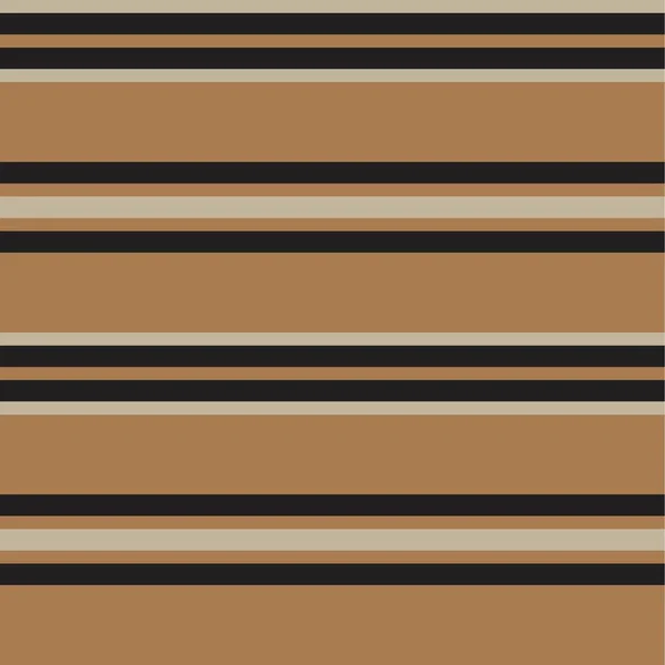 Brown Taupe Horizontal Rayé Fond Motif Sans Couture Adapté Pour — Image vectorielle