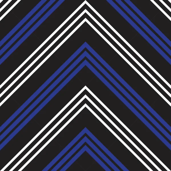 Fondo Patrón Sin Costura Rayado Diagonal Chevron Azul Adecuado Para — Vector de stock