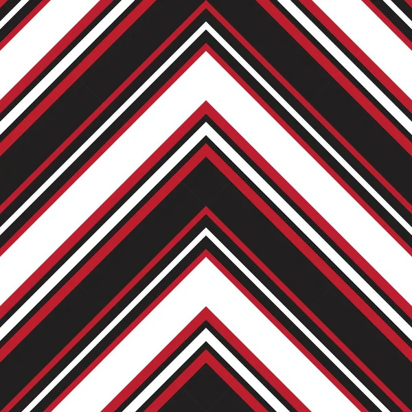 Chevron Rouge Diagonale Rayé Fond Motif Sans Couture Adapté Pour — Image vectorielle