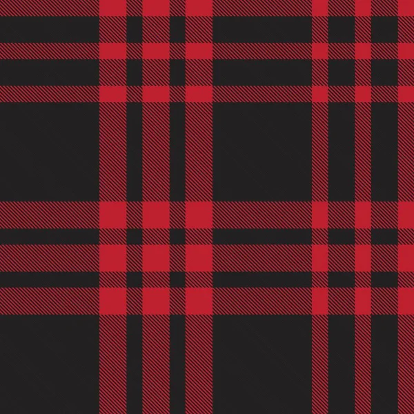 Červený Kostkovaný Kostkovaný Tartanový Hladký Vzor Vhodný Pro Módní Textil — Stockový vektor