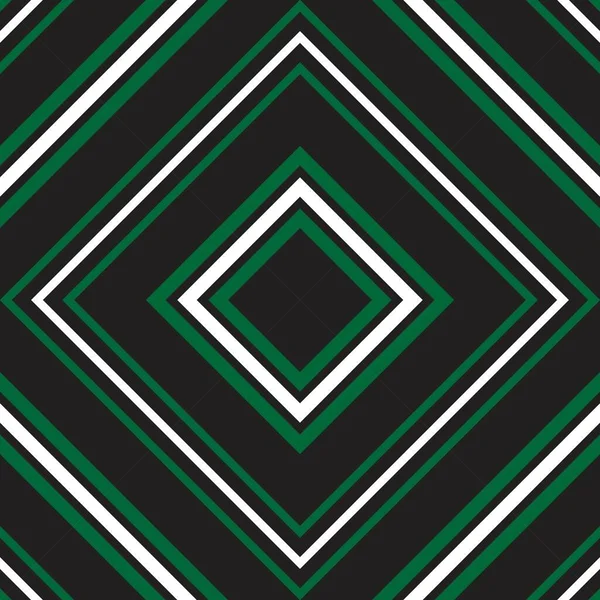 Groene Argyle Diagonaal Gestreepte Naadloze Patroon Achtergrond Geschikt Voor Mode — Stockvector
