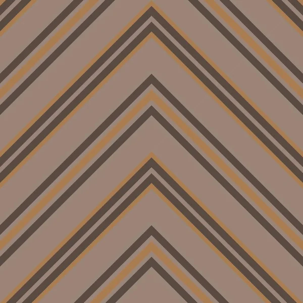 Brown Taupe Chevron Diagonal Rayas Sin Costuras Patrón Fondo Adecuado — Vector de stock