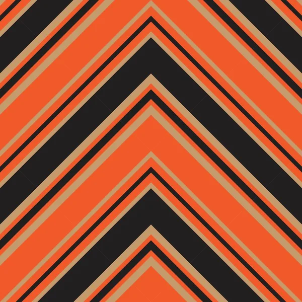 Laranja Chevron Diagonal Listrado Sem Costura Fundo Padrão Adequado Para — Vetor de Stock