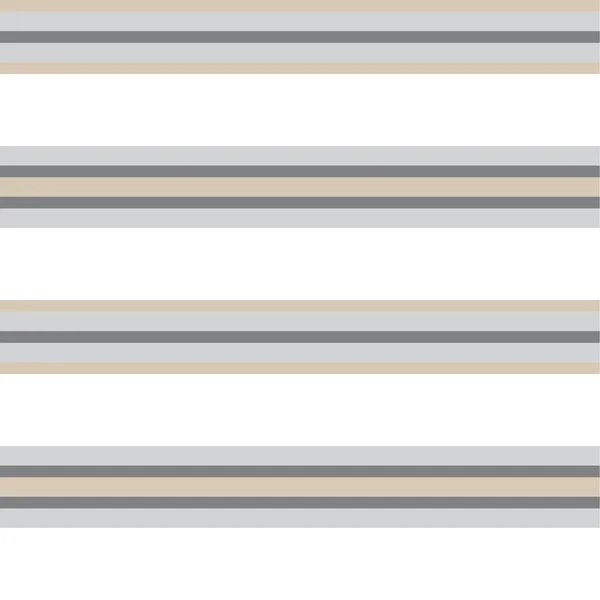 Коричнева Таупе Горизонтальний Смугастий Безшовний Візерунок Фон Підходить Модного Текстилю — стоковий вектор