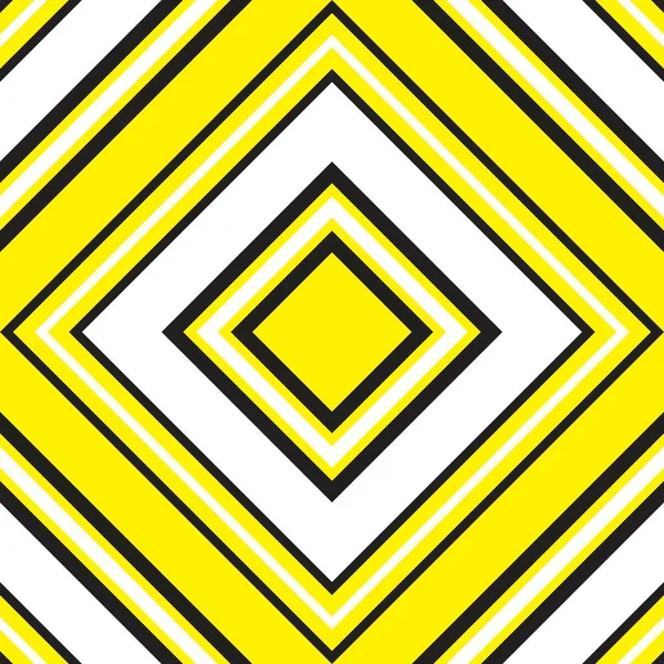 Yellow Argyle Diagonal Striped Seamless Pattern Background Suitable Fashion Textiles — Stock Vector