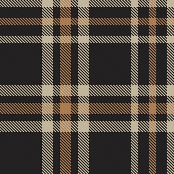 Brown Taupe Plaid Tartan Bezszwowy Wzór Nadaje Się Mody Tekstyliów — Wektor stockowy