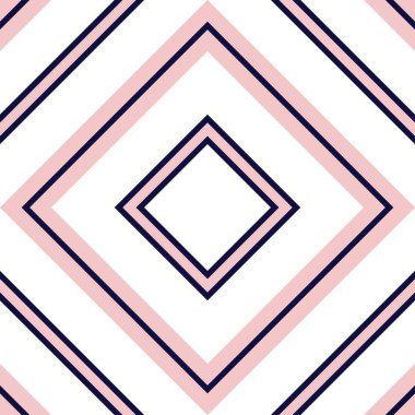 Moda tekstili ve grafikleri için uygun pembe ve lacivert köşegen çizgili desensiz arkaplan