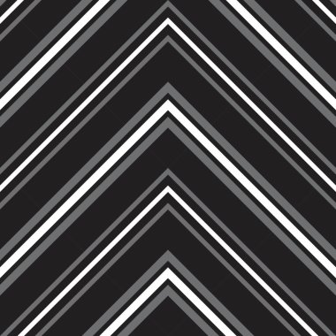 Siyah ve beyaz Chevron köşegen çizgili desensiz arka plan moda tekstil ve grafikleri için uygun.
