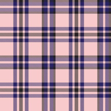 Moda tekstil ve grafikleri için uygun pembe ve denizci ekoseli, ekoseli, ekosesiz desen