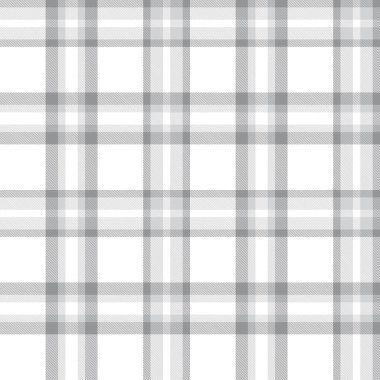 Moda tekstil ve grafikleri için uygun beyaz ekose, kareli, tartan desenli