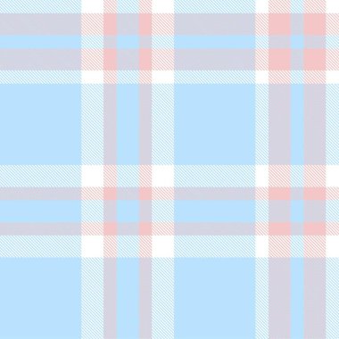 Gökyüzü mavisi ekose, kareli, ekose desenli moda tekstil ve grafikleri için uygun.