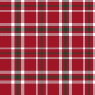 Moda tekstil ve grafikleri için uygun Noel ekoseli, ekoseli, ekoseli, ekose desenli