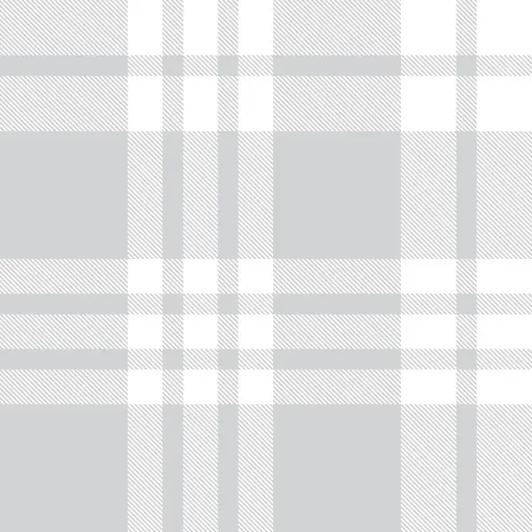 Plaid Blanco Cuadros Tartán Patrón Sin Costura Adecuado Para Textiles — Archivo Imágenes Vectoriales
