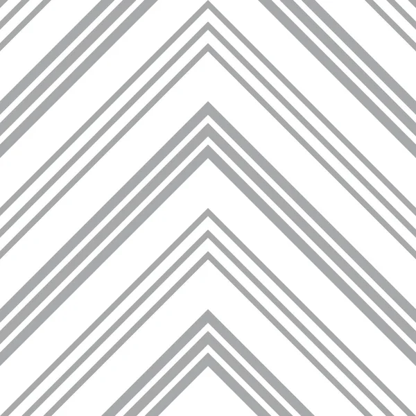 White Chevron Diagonal Striped Seamless Pattern Background Suitable Fashion Textiles — Stock Vector