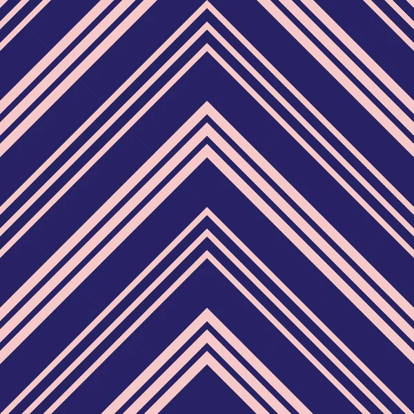 Rosa Blu Navy Chevron Diagonale Righe Senza Cuciture Modello Sfondo — Vettoriale Stock