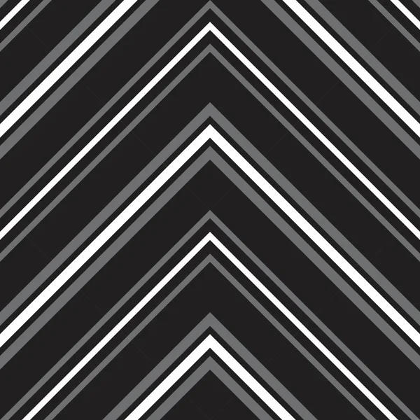 Chevron Noir Blanc Diagonale Rayé Fond Motif Sans Couture Adapté — Image vectorielle