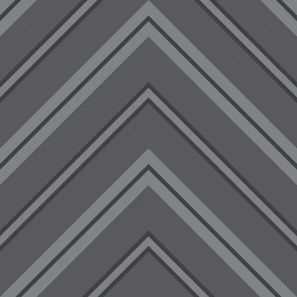 Fondo Sin Costuras Rayado Diagonal Gris Chevron Adecuado Para Textiles — Vector de stock