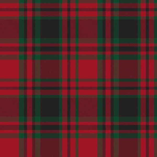 Christmas Plaid Checked Tartan Seamless Paterial Appeared Fashion Textiles Graphics — стоковий вектор