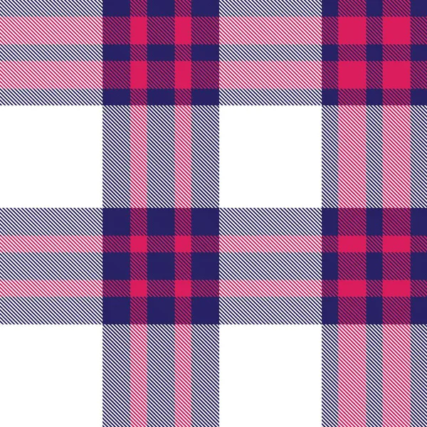 Purple Plaid Checkered Tartan Seamless Pattern Suitable Fashion Textiles Graphics — Stock Vector