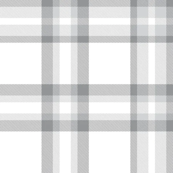 White Plaid Checkered Tartan Seamless Pattern Suitable Fashion Textiles Graphics — Stock Vector