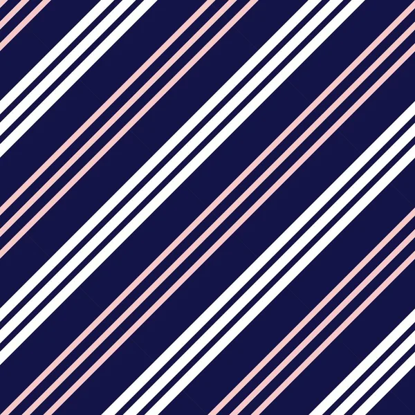 Pink Navy Diagonal Striped Seamless Pattern Background Suitable Fashion Textiles — Stock Vector