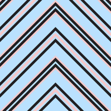 Moda tekstil ve grafikleri için uygun gök mavisi köşegen çizgili, dikişsiz arkaplan