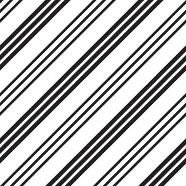 Moda tekstili ve grafikleri için uygun siyah ve beyaz köşegen çizgili düz desenli arkaplan
