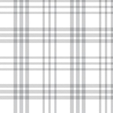 Moda tekstil ve grafikleri için uygun beyaz ekose, kareli, tartan desenli