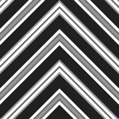 Siyah ve beyaz Chevron köşegen çizgili desensiz arka plan moda tekstil ve grafikleri için uygun.