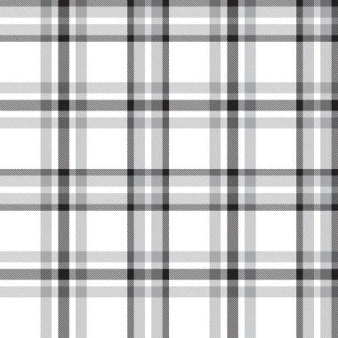 Moda tekstil ve grafikleri için uygun beyaz ekose, kareli, tartan desenli