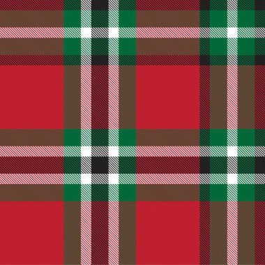 Moda tekstil ve grafikleri için uygun Noel ekoseli, ekoseli, ekoseli, ekose desenli