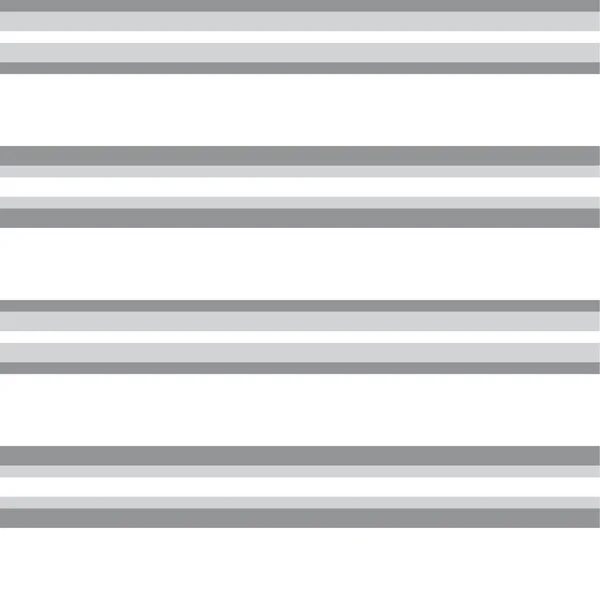 Bílé Vodorovné Pruhované Bezešvé Vzor Pozadí Vhodné Pro Módní Textilie — Stockový vektor