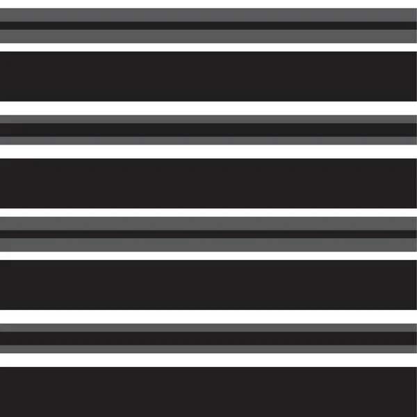 Blanco Negro Fondo Patrón Sin Costuras Rayas Horizontales Adecuado Para — Archivo Imágenes Vectoriales