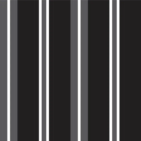 Black White Vertical Striped Seamless Pattern Background Suitable Fashion Textiles — Stock Vector