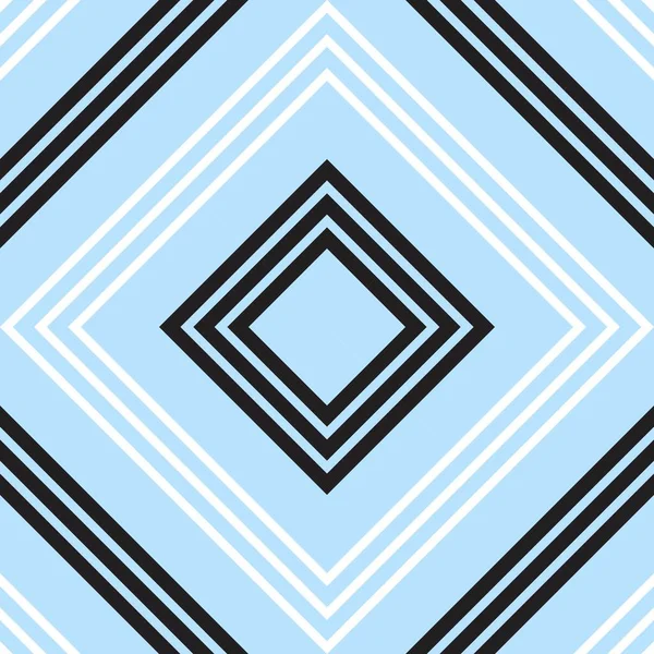 Cielo Azul Argyle Diagonal Rayas Sin Costuras Patrón Fondo Adecuado — Vector de stock