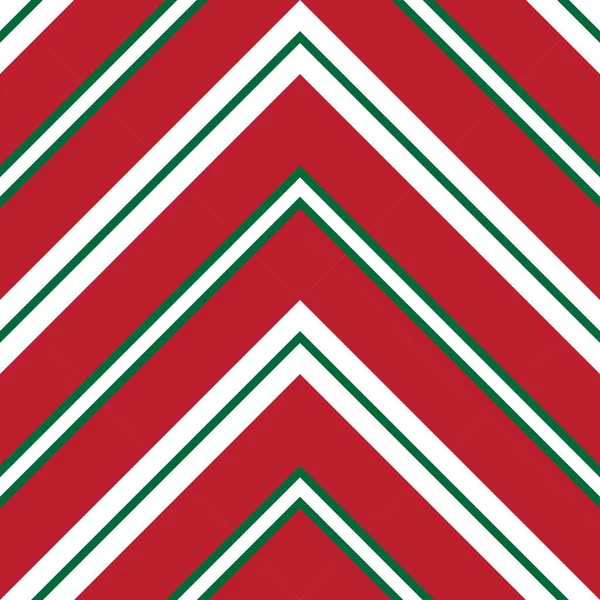 Weihnachten Chevron Diagonal Gestreifte Nahtlose Muster Hintergrund Geeignet Für Modetextilien — Stockvektor