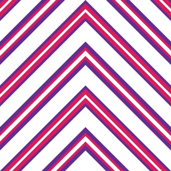 Purple Chevron Diagonal Striped Seamless Pattern Background Suitable Fashion Textiles — Stock Vector