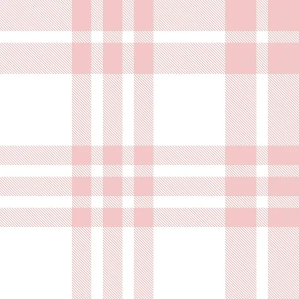 Рожевий Плетений Картатий Безшовний Візерунок Тартану Підходить Модного Текстилю Графіки — стоковий вектор