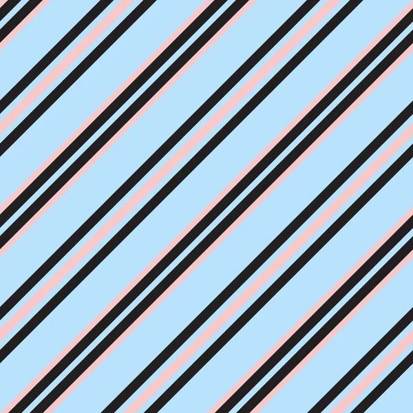 Sky Blue Diagonal Striped Seamless Pattern Background Suitable Fashion Textiles — Stock Vector