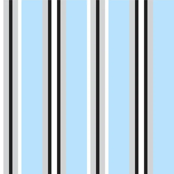 ファッション繊維 グラフィックに適したスカイブルー垂直ストライプシームレスパターン背景 — ストックベクタ